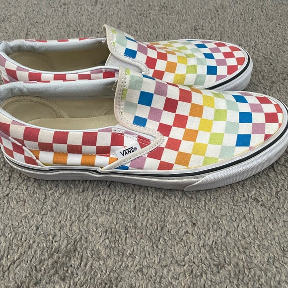Rainbow Vans slip on - Picture 5 of 6